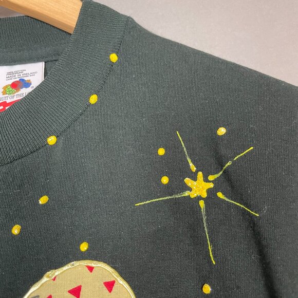 Vintage Halloween T-Shirt Daisy Kingdom Applique Bears Cats Ghost DIY Small Top - Picture 10 of 14